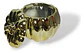 Adorno Decorativo En Forma De Calabaza Con Tapa Dorado - Miniatura 6