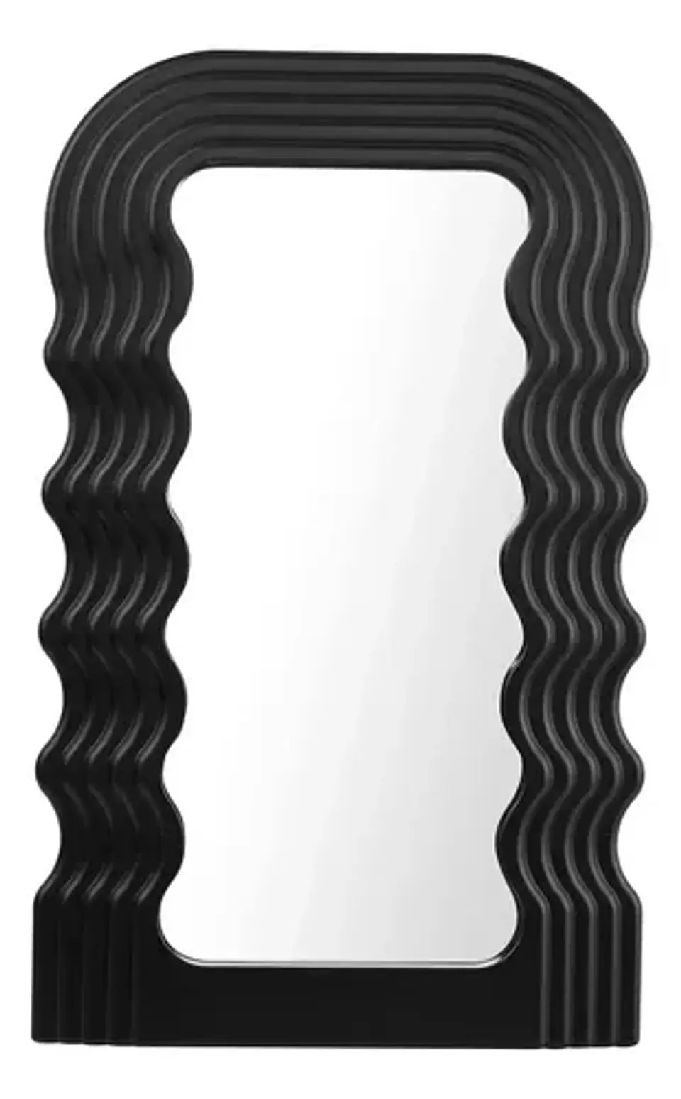 Espejo Decorativo Con Ondas Elegante De Pared 1,09x45 2