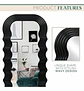 Espejo Decorativo Con Ondas Elegante De Pared 1,09x45 - Miniatura 4