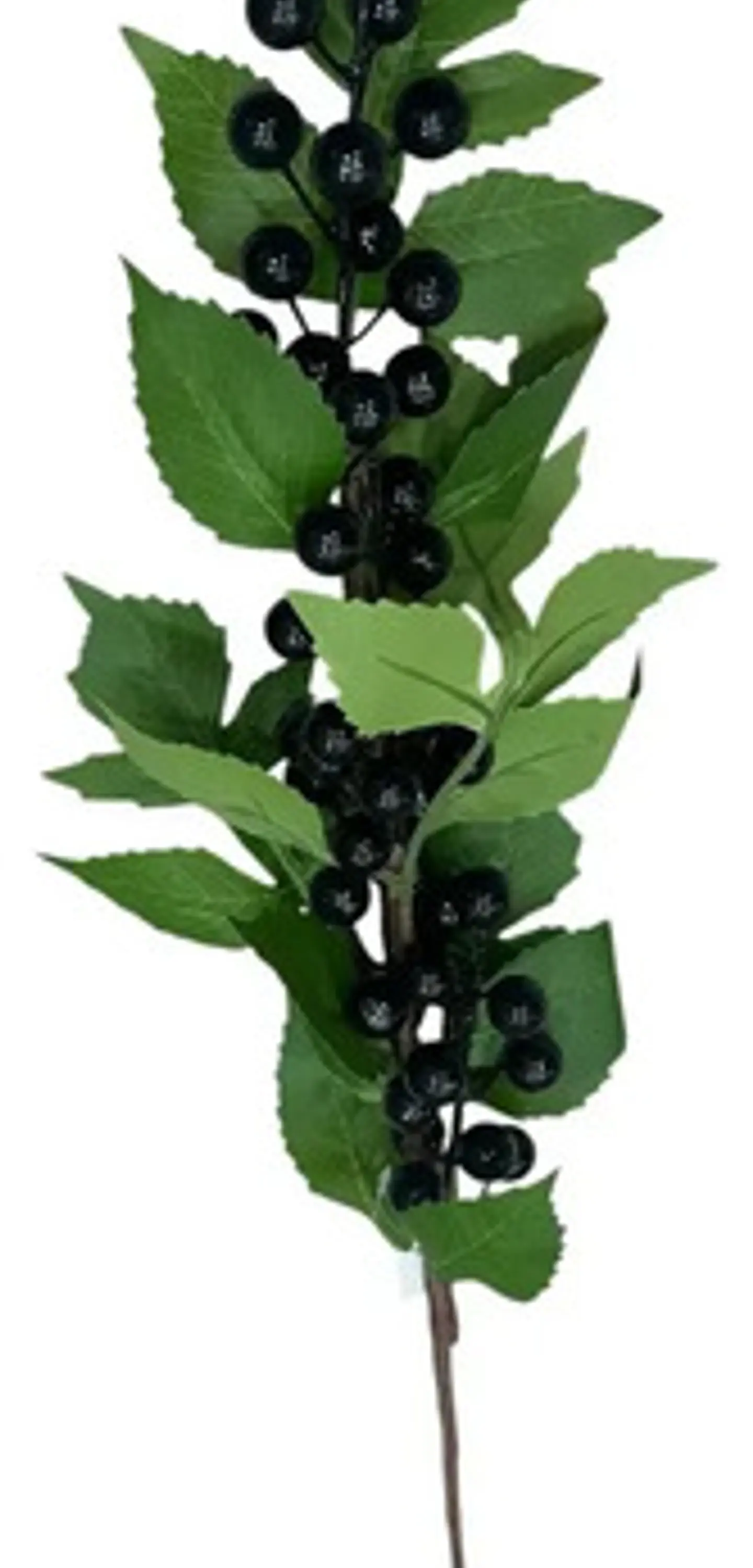 Flor Rama Hojas Artificiales Con Planta Decorativa De 60cm 1