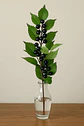 Flor Rama Hojas Artificiales Con Planta Decorativa De 60cm - Miniatura 2