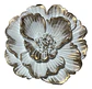 Marco De Adornos Mariposas Y Flores Elegante Blanco - Miniatura 3