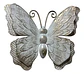 Marco De Adornos Mariposas Y Flores Elegante Blanco - Miniatura 4