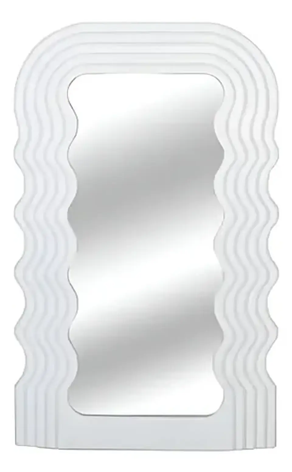 Espejo Decorativo Con Ondas Elegante De Pared 1,09x45 1