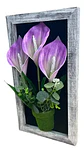 Cuadro Floral Decorativo Que Transforma Tus Espacios C Lila - Miniatura 3