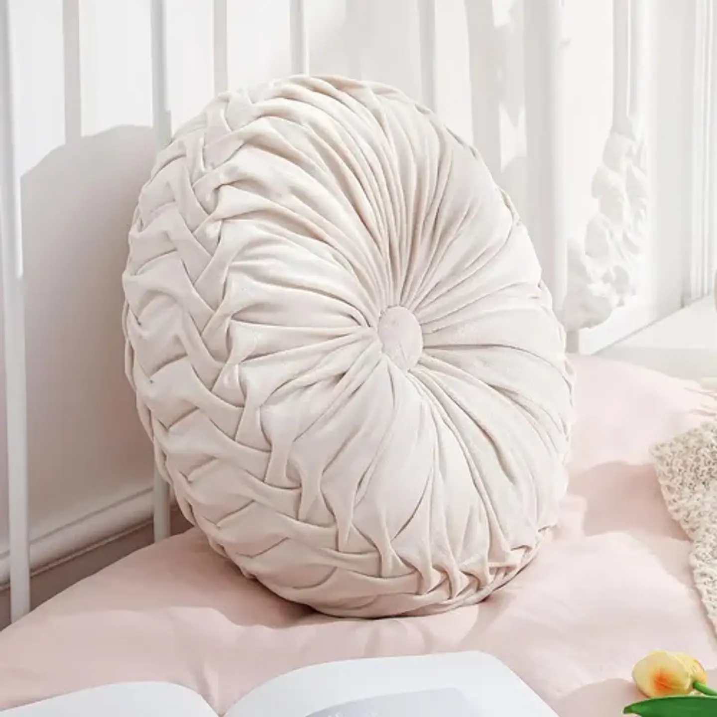 Cojín Redondo Velvet 38 Cm Decorativo 4 Unidades 1