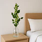Flor Rama Hojas Artificiales Con Planta Decorativa De 60cm - Miniatura 1