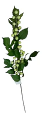 Flor Rama Hojas Artificiales Con Planta Decorativa De 60cm - Miniatura 4