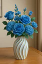 Jarron Decorativo Para Flores Artifiales Elegante - Miniatura 4