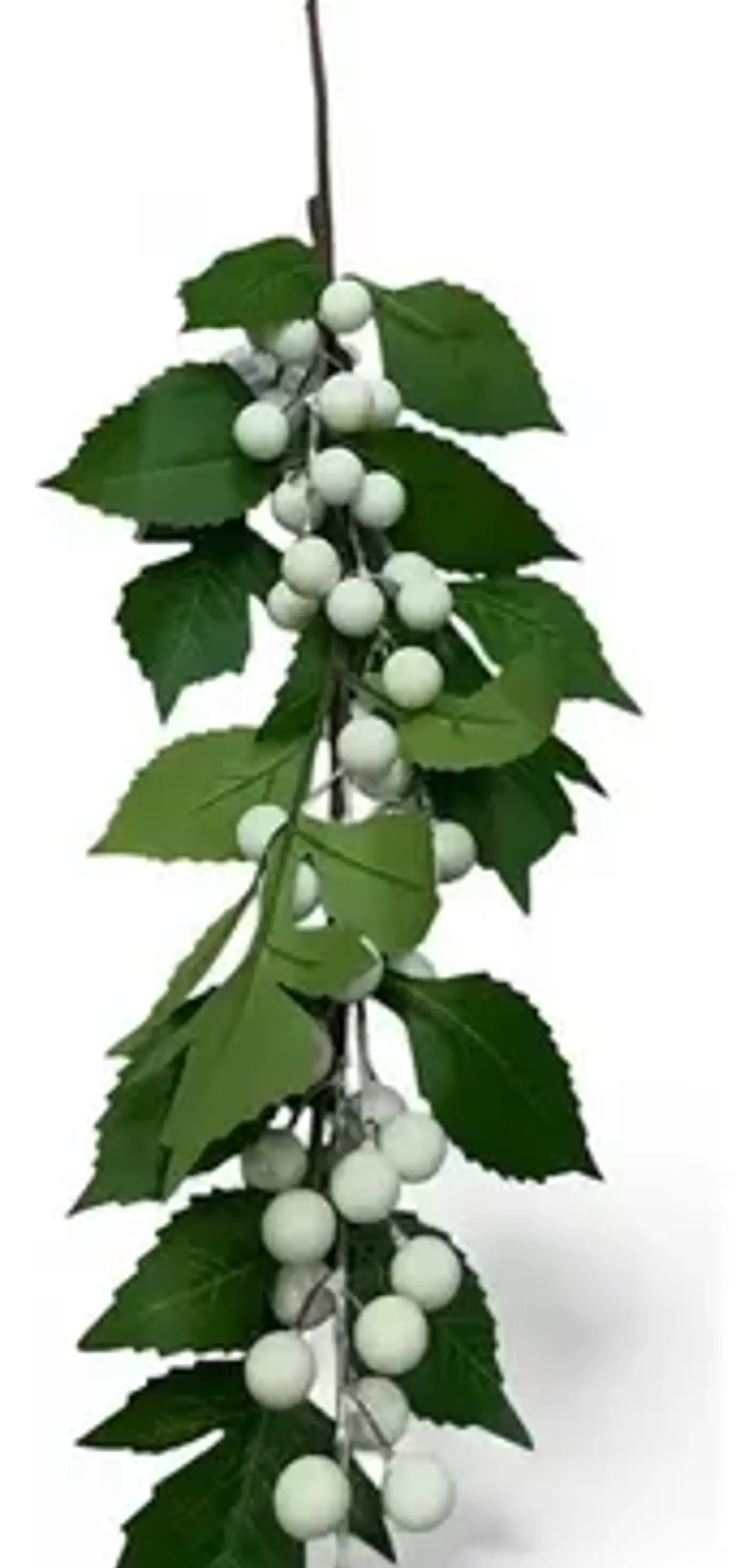 Flor Rama Hojas Artificiales Con Planta Decorativa De 60cm 1