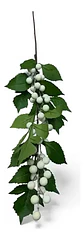 Flor Rama Hojas Artificiales Con Planta Decorativa De 60cm - Miniatura 1