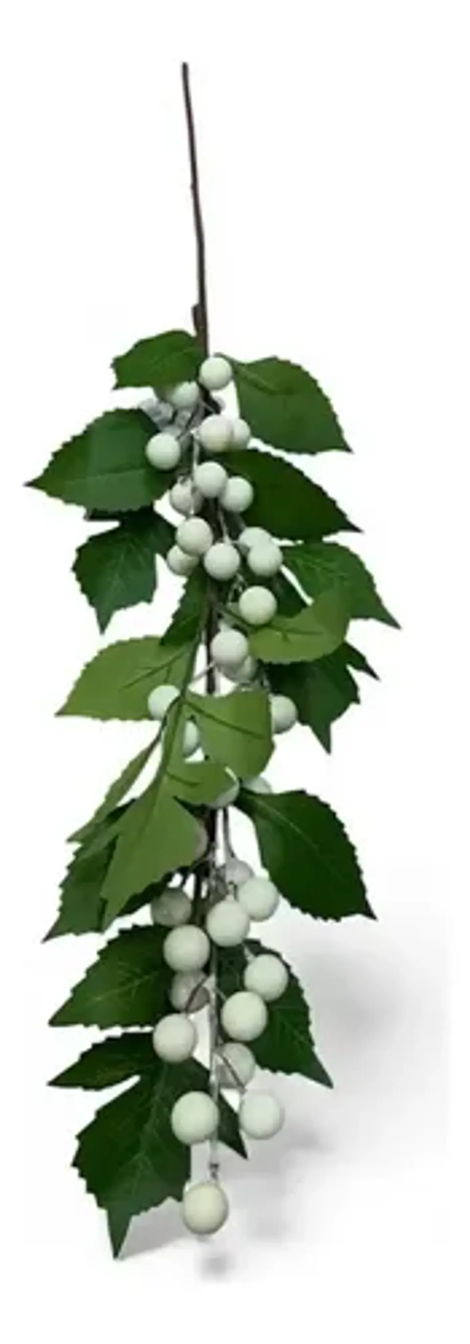 Flor Rama Hojas Artificiales Con Planta Decorativa De 60cm 1