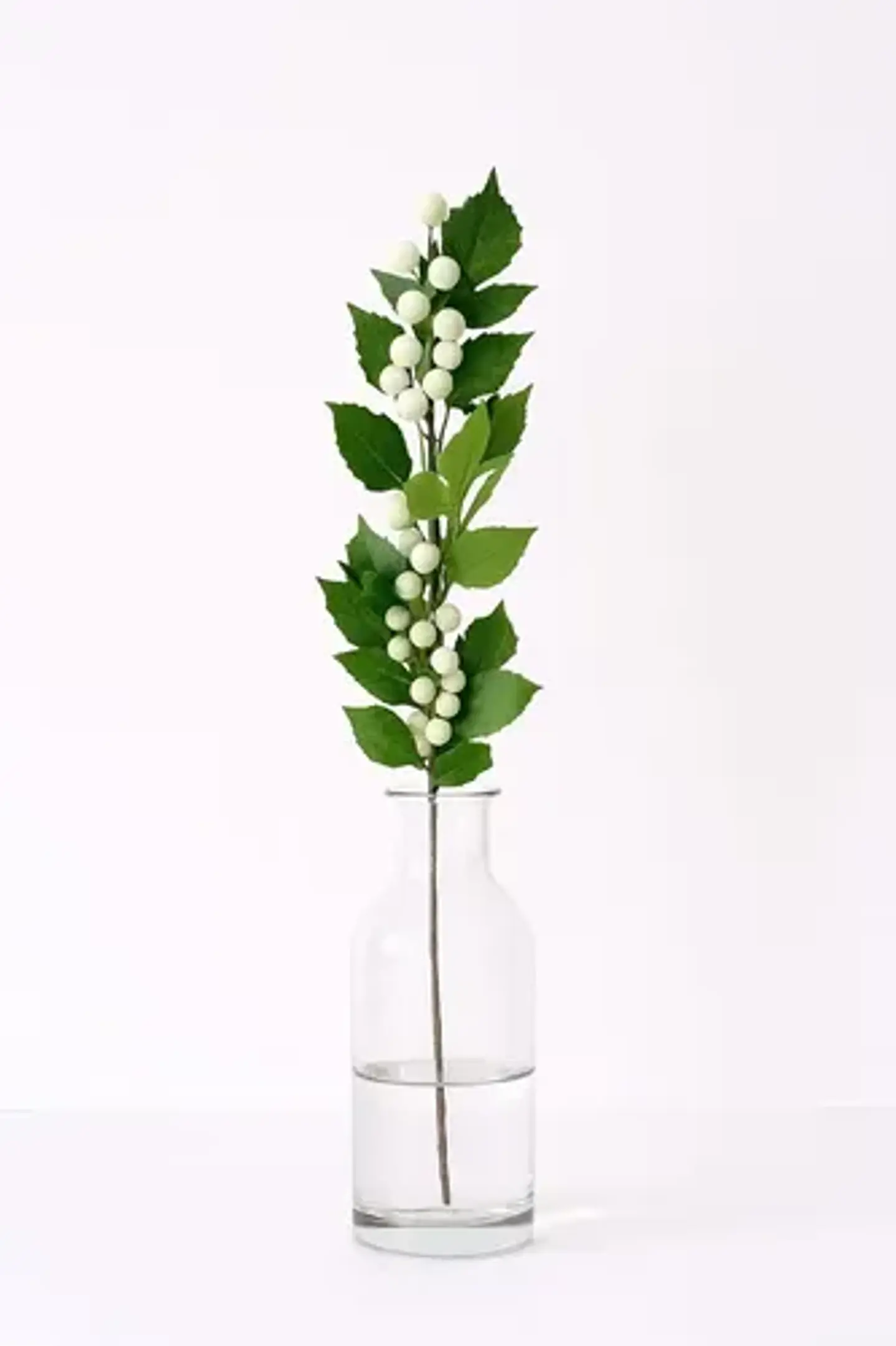 Flor Rama Hojas Artificiales Con Planta Decorativa De 60cm 5