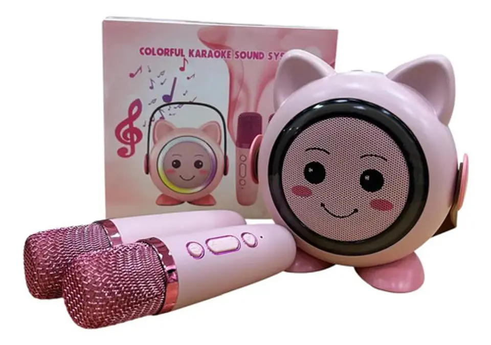 Portátil Con Micrófonos Set Karaoke 4