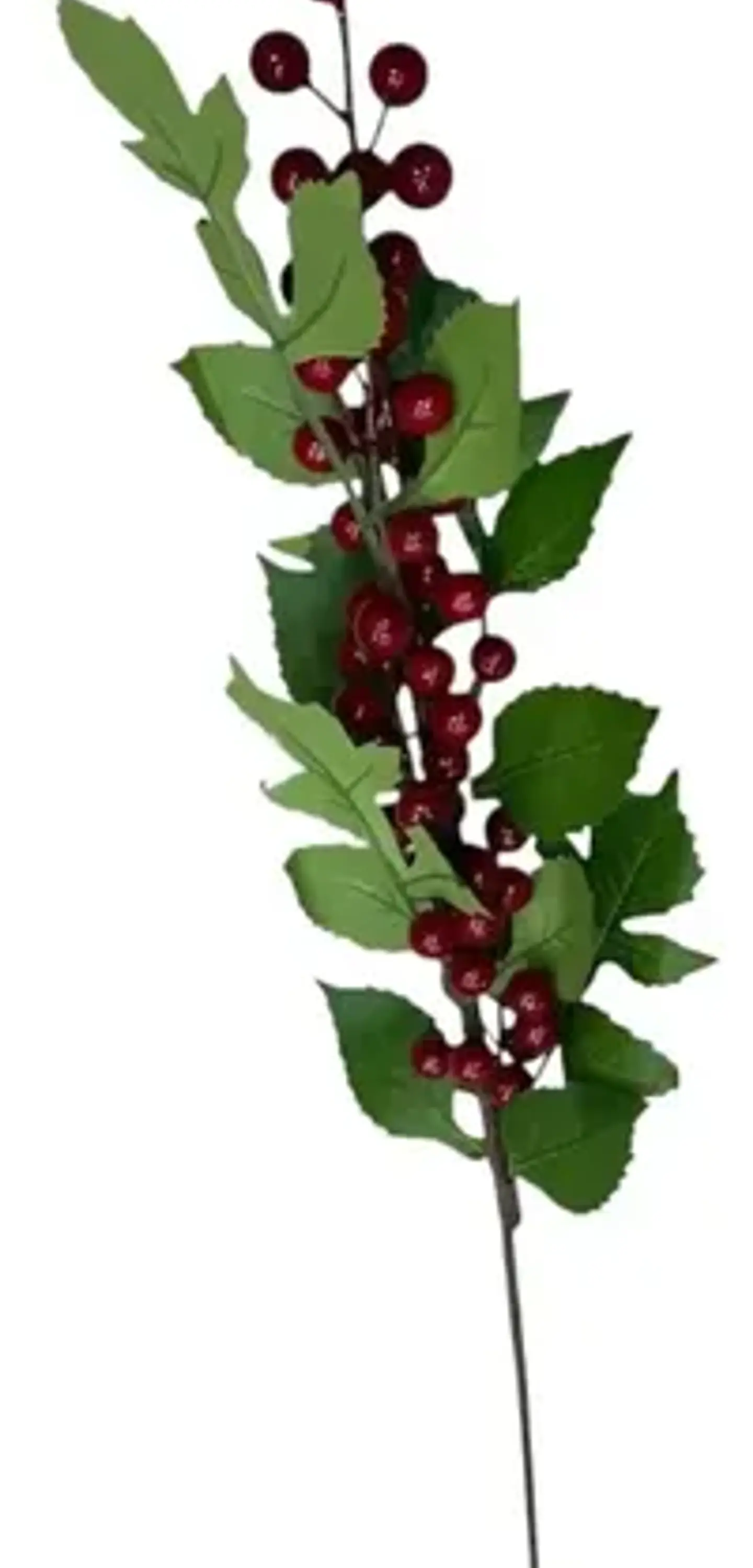 Flor Rama Hojas Artificiales Con Planta Decorativa De 60cm 1