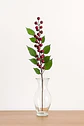 Flor Rama Hojas Artificiales Con Planta Decorativa De 60cm - Miniatura 2