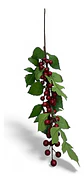Flor Rama Hojas Artificiales Con Planta Decorativa De 60cm - Miniatura 3