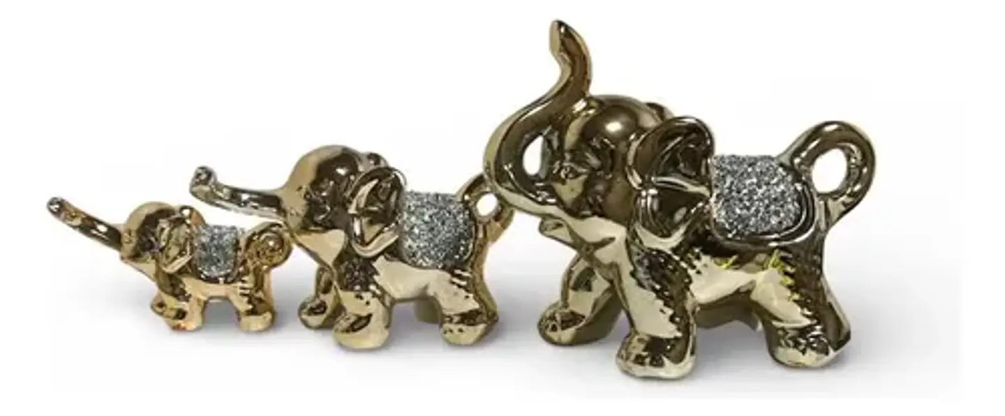 Set Decorativo De Elefantes  Elegancia, Protección 9