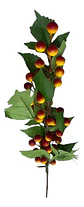 Flor Rama Hojas Artificiales Con Planta Decorativa De 60cm - Miniatura 6