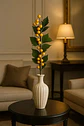 Flor Rama Hojas Artificiales Con Planta Decorativa De 60cm - Miniatura 4
