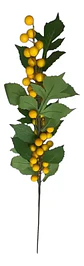 Flor Rama Hojas Artificiales Con Planta Decorativa De 60cm - Miniatura 5