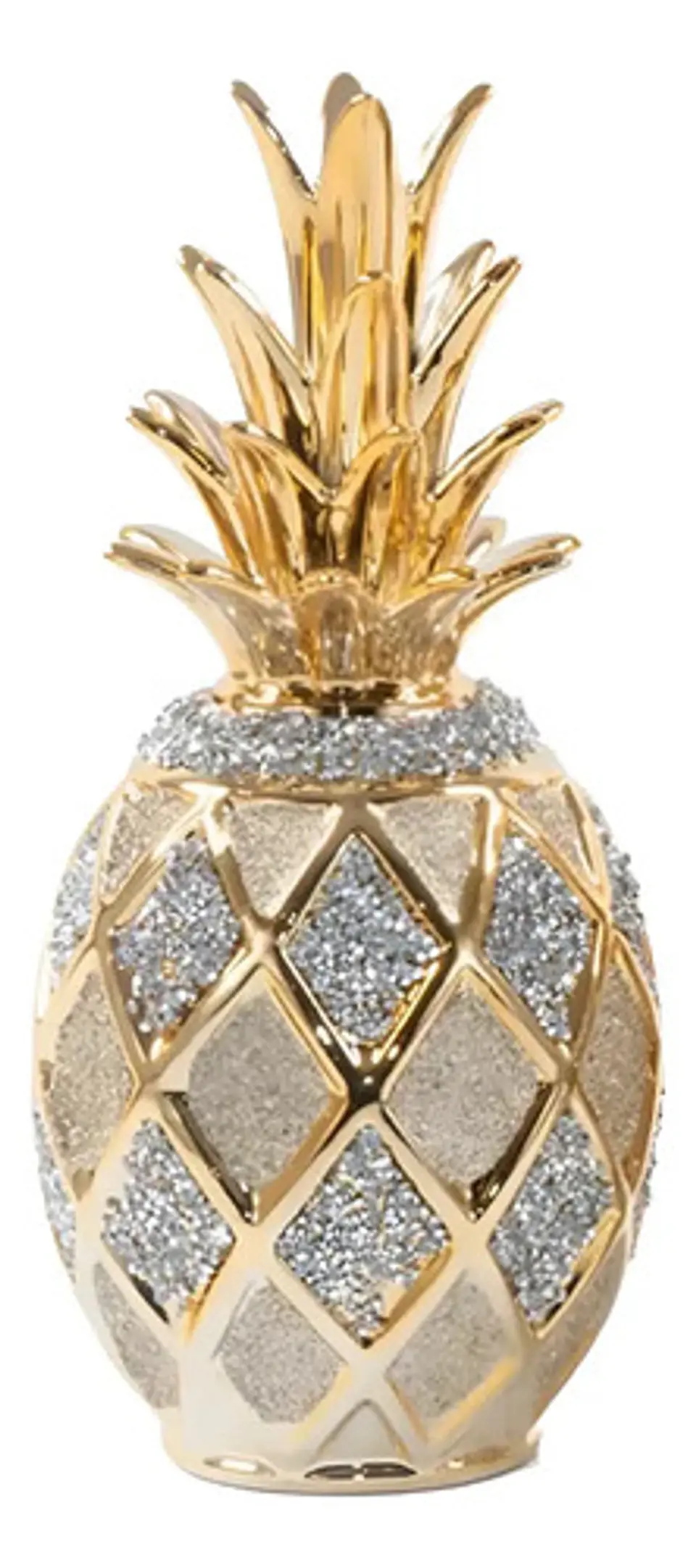 Adorno Decorativo En Forma De Piña 33cm 1