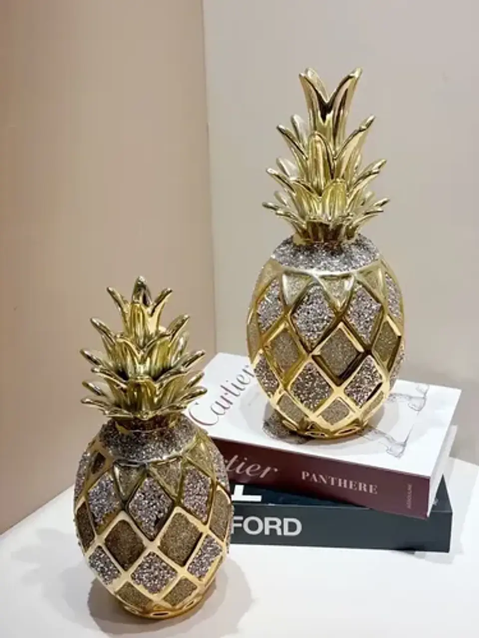 Adorno Decorativo En Forma De Piña 33cm 3
