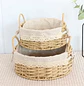 Cesta De Almacenamiento, Canasto Decorativo Pack 2 - Miniatura 3
