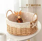 Cesta De Almacenamiento, Canasto Decorativo Pack 2 - Miniatura 4
