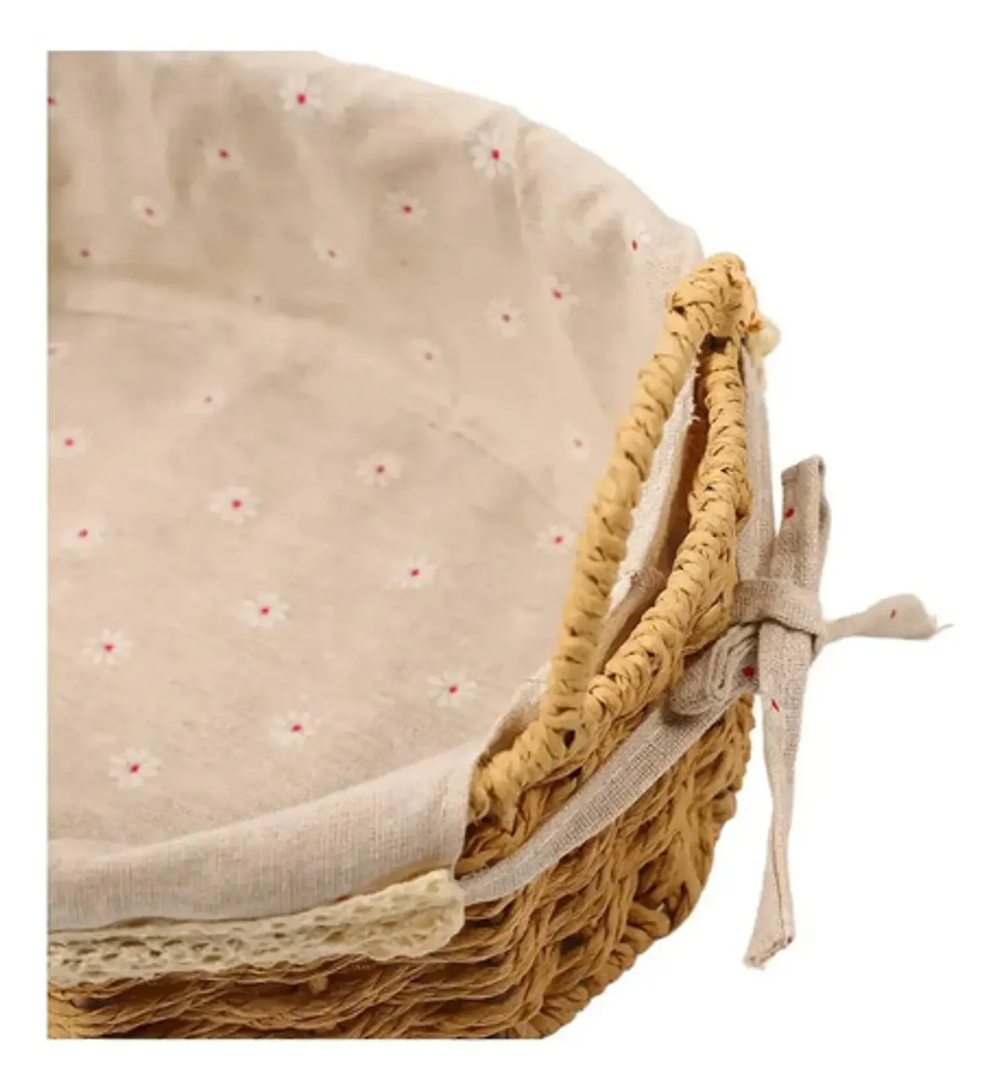 Cesta De Almacenamiento, Canasto Decorativo Pack 2 5