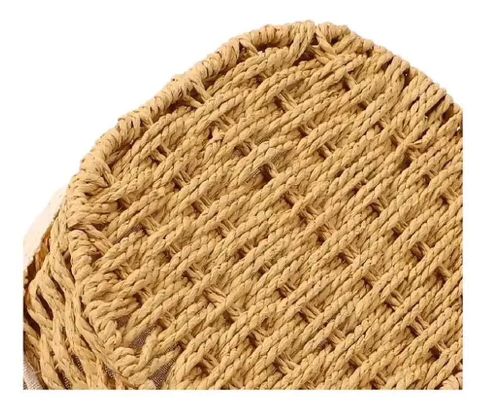 Cesta De Almacenamiento, Canasto Decorativo Pack 2 6