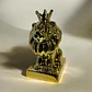 León Decorativo De Lujo Con Corona Dorado - Miniatura 6