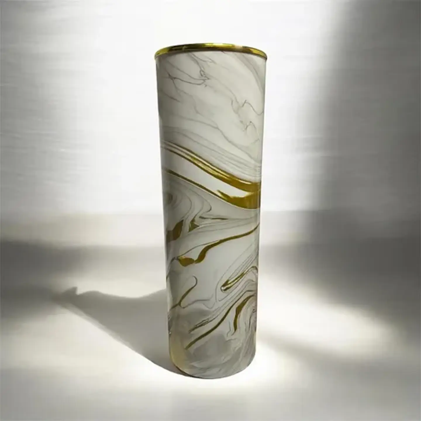 Jarrón Decorativo Moderno De Diseño Elegante Tipo Marmol 5