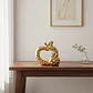 Escultura Manzana Con Relieve  Decorativa G - Miniatura 1
