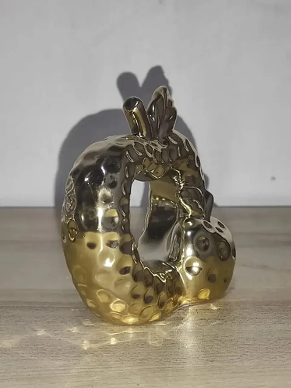 Escultura Manzana Con Relieve  Decorativa G 5