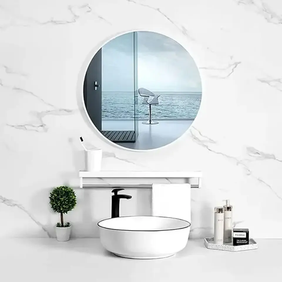 Pegatina Decorativa Redondo Espejo Adhesiva 40x40 6