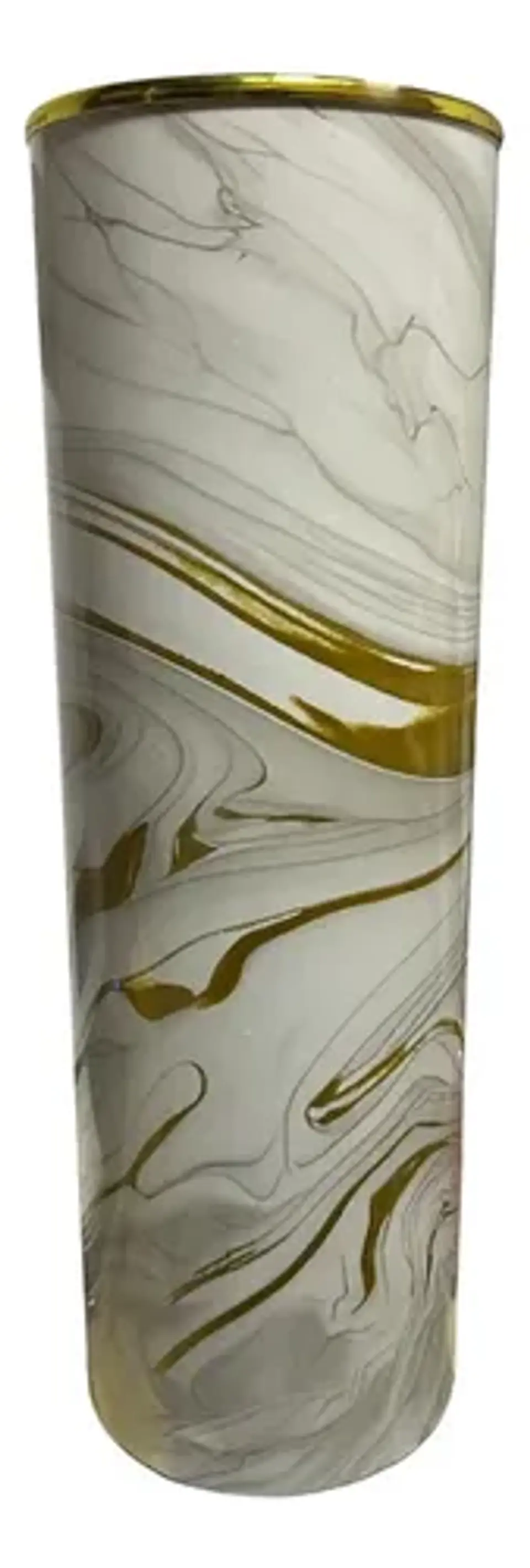Jarrón Decorativo Moderno De Diseño Elegante Tipo Marmol G 3