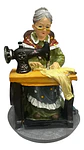 Figura Abuelita En Una Maquina De Coser - Miniatura 1