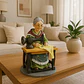 Figura Abuelita En Una Maquina De Coser - Miniatura 3