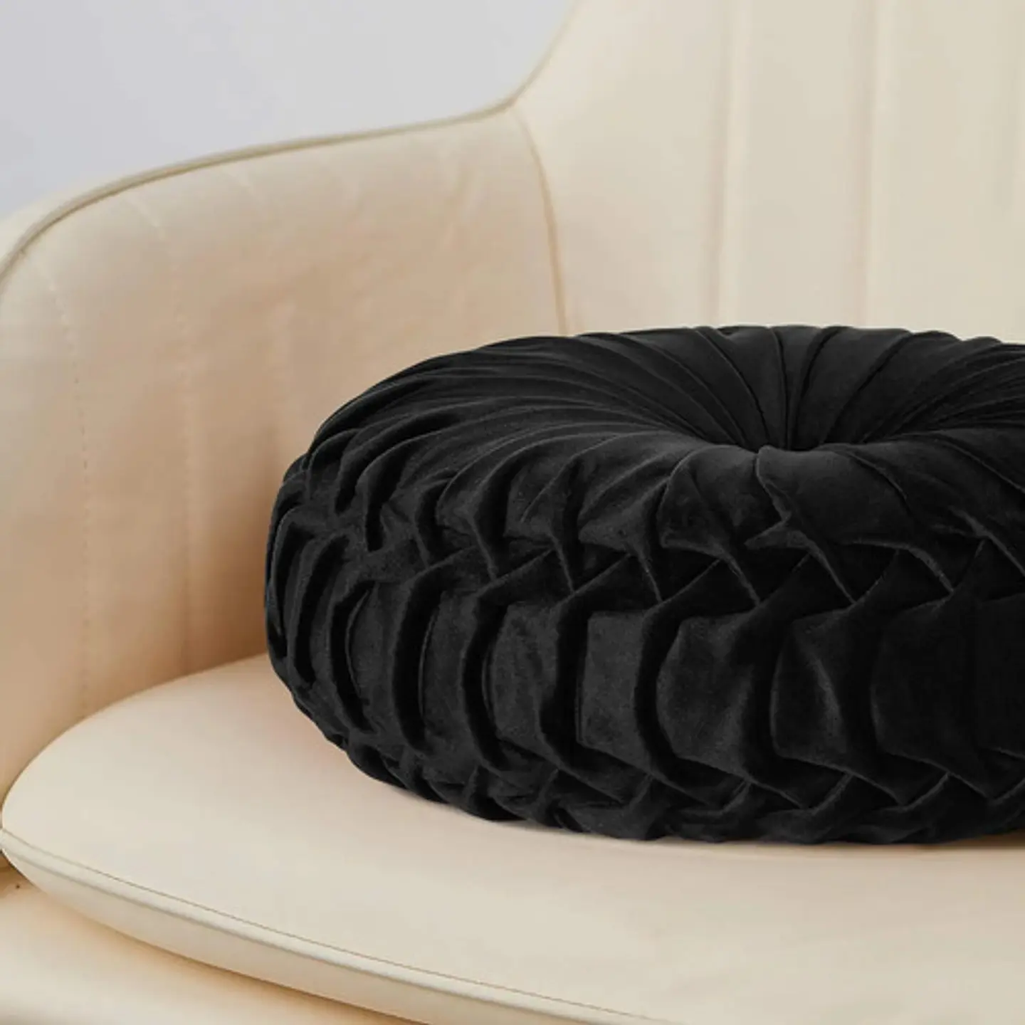 Cojín Redondo Velvet 38 Cm Decorativo 4 Unidades 5