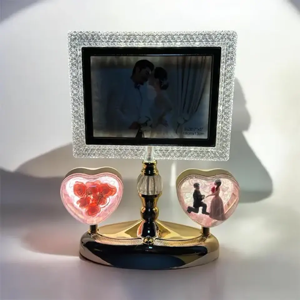 Portarretrato Decorativo Led Con Cambio De Luz En 3 Tonos 2