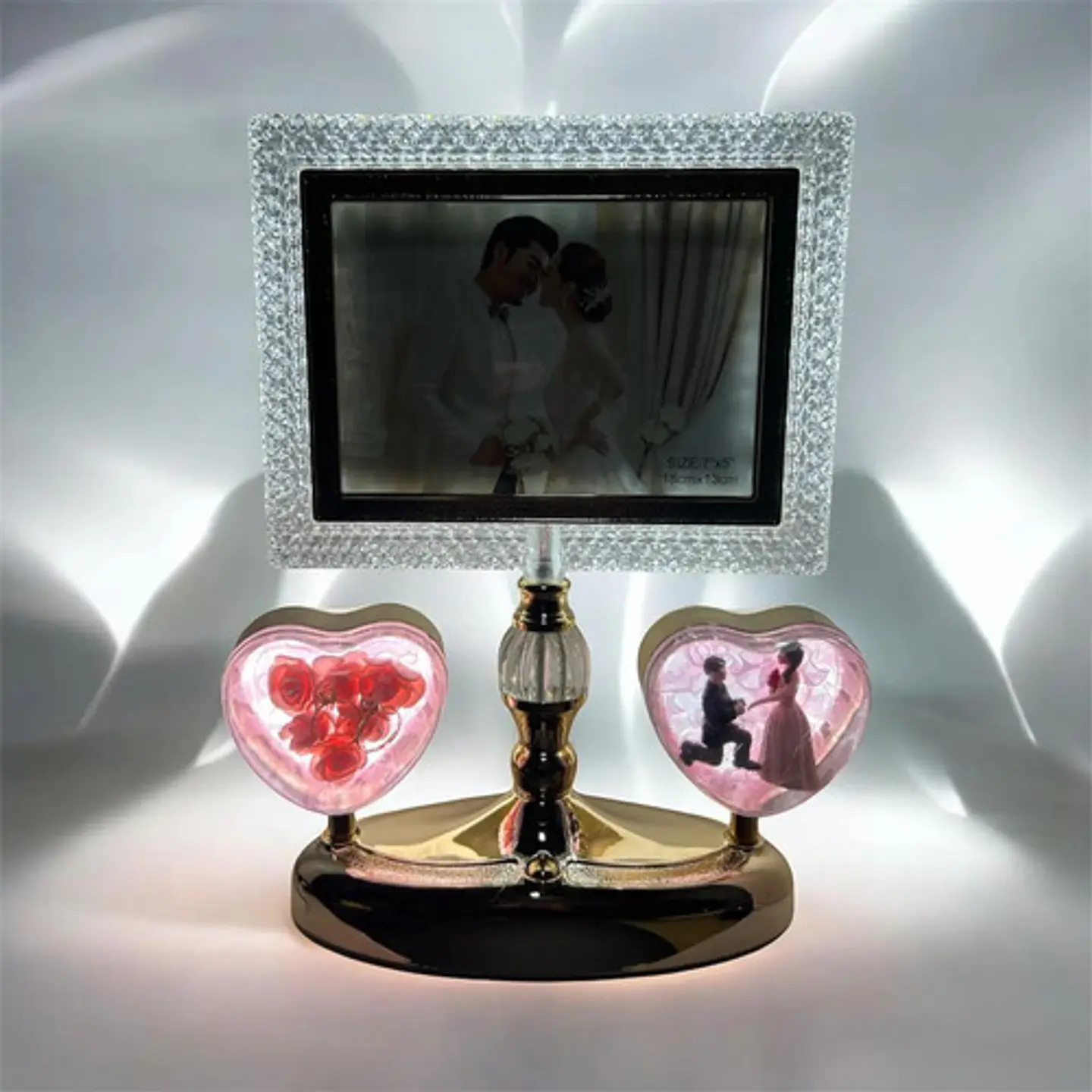 Portarretrato Decorativo Led Con Cambio De Luz En 3 Tonos 6