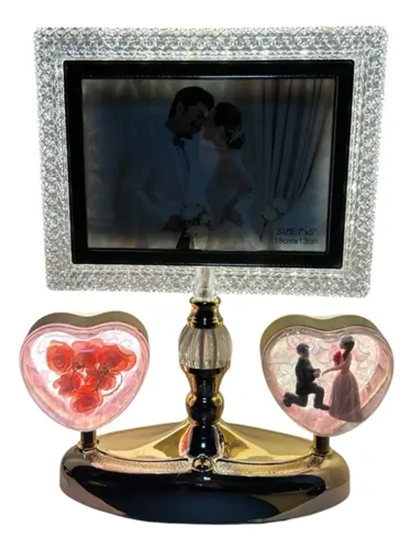 Portarretrato Decorativo Led Con Cambio De Luz En 3 Tonos 7