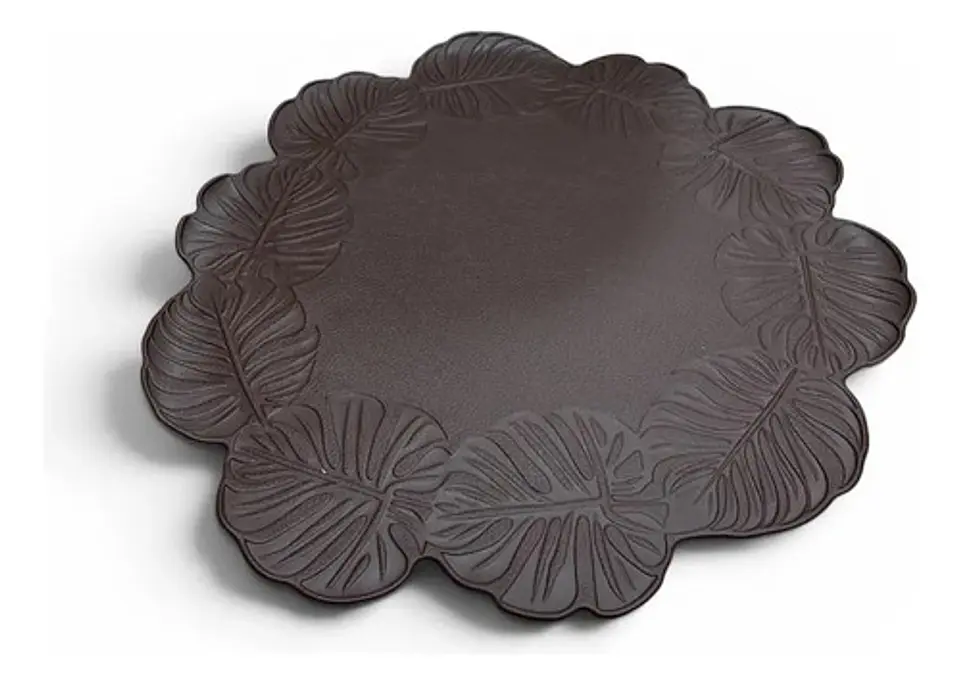 Individual De Mesa Decorativo Con Diseño De Hojas 2 Unidades 3