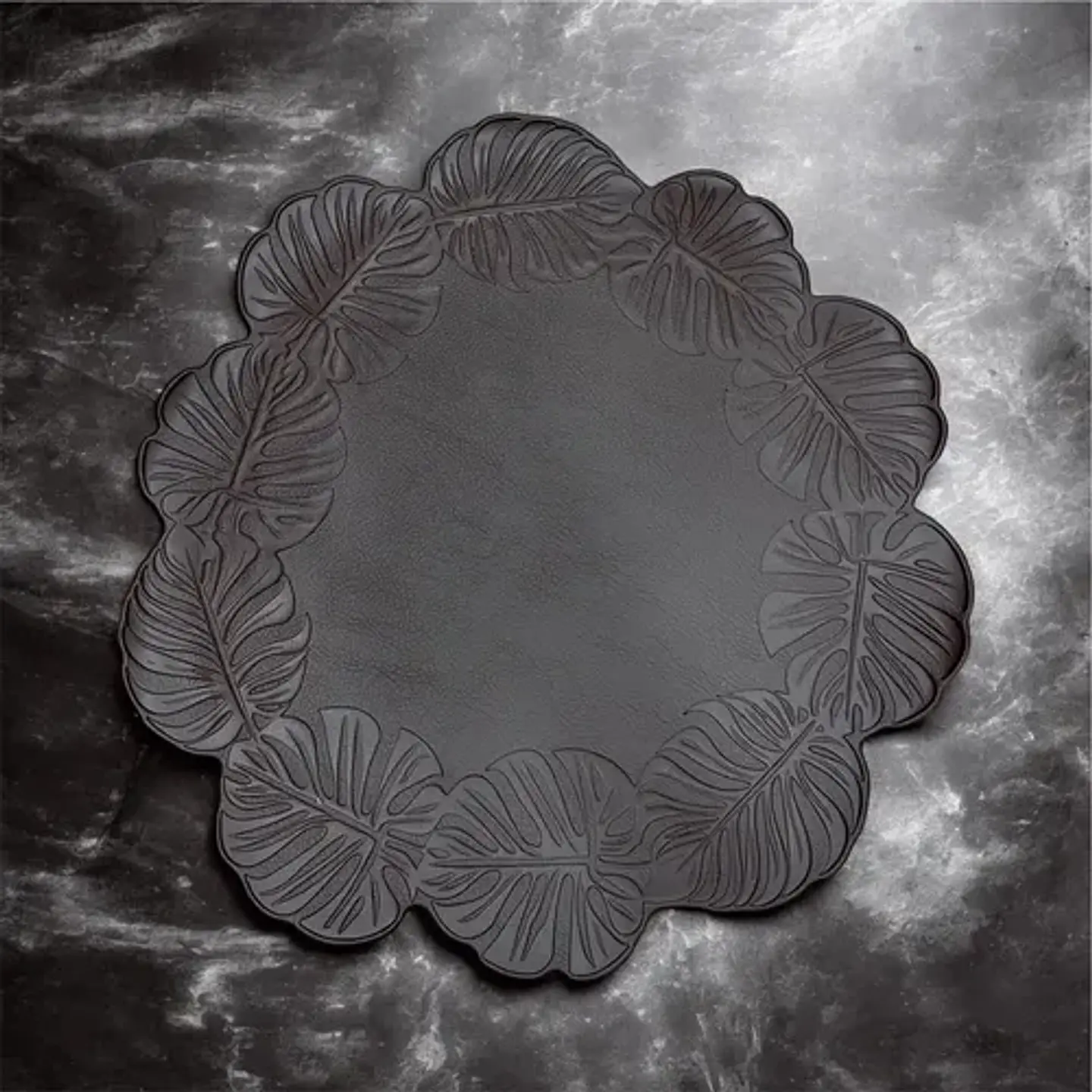 Individual De Mesa Decorativo Con Diseño De Hojas 2 Unidades 6