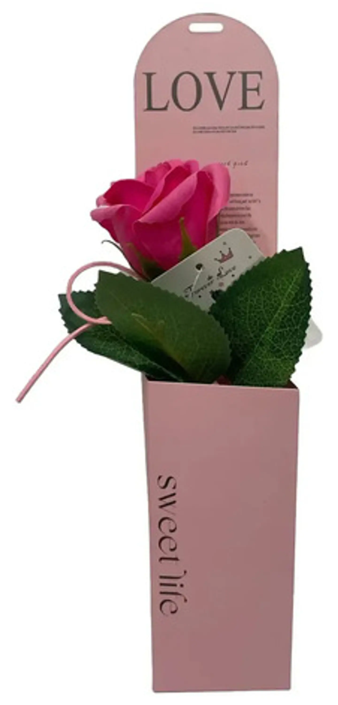 Rosa Eterna En Cajita Para Regalo, Rosa Artificial Regalo 2