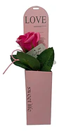 Rosa Eterna En Cajita Para Regalo, Rosa Artificial Regalo - Miniatura 2