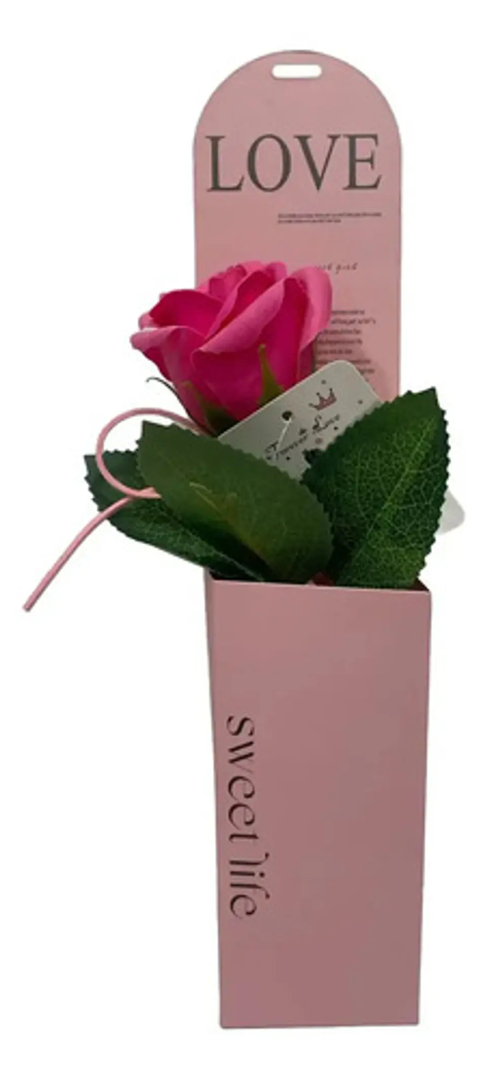 Rosa Eterna En Cajita Para Regalo, Rosa Artificial Regalo 2