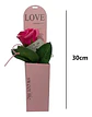 Rosa Eterna En Cajita Para Regalo, Rosa Artificial Regalo - Miniatura 3