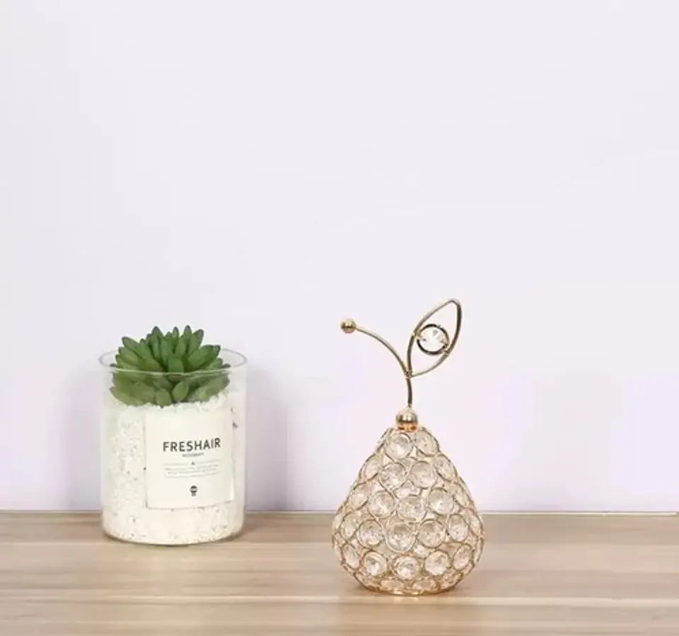 Adorno Decorativo De Perlas De Cristal Brilante Con Formas 1